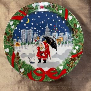 Rare vintage Tom Wilson Ziggy Christmas collector plate Designers' Collection.